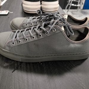 Gray Canvas Men's Sneakers
